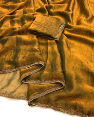 Jarkhan Fendy Chiffon with Handwork Lace Border