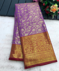 Nansel Kanjivaram Silk Weaving Saree
