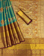 Sara Rama Kanjiviram Silk Gold Zari Weaving Saree