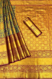 Amal Grey Kanjivaram Silk Weaving Saree
