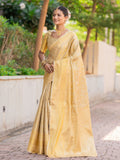 Dexter Gold Kanjivaram Silk Weaving Saree
