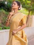 Dexter Gold Kanjivaram Silk Weaving Saree