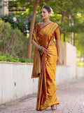 Montessa Maroon Kanjivaram Silk Weaving Saree