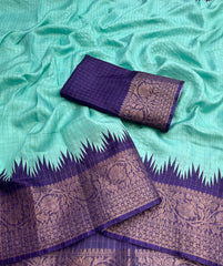 Hunnah Dola Chex Digital Printed Saree